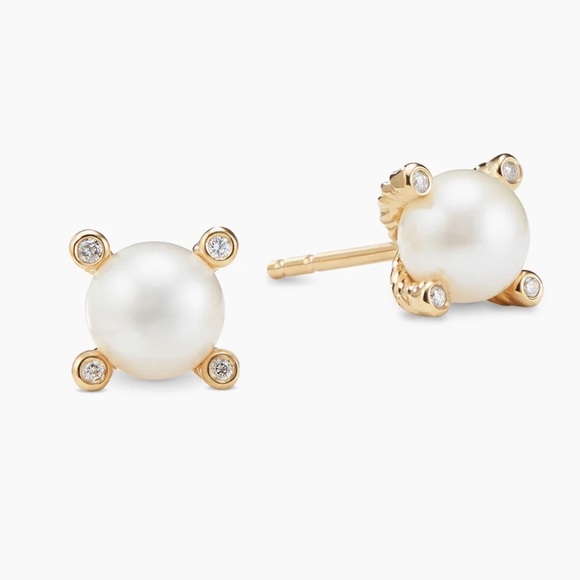 David yurman pearl stud earrings Clearance